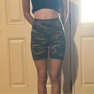 PINK Victoria's Secret Green Camo Athletic Shorts